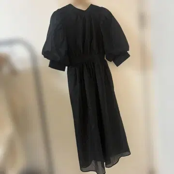 파티 드레스 블랙 포멀 원피스 5분 소매