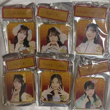 48그룹 키링 6개 세트