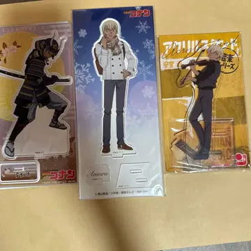 명탐정 코난 아무로 토오루 아크릴 스탠드 묶음 판매 3종 세트