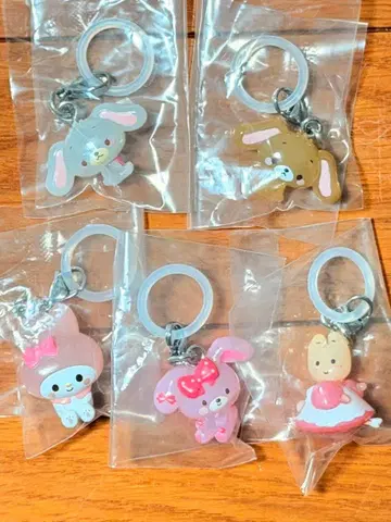 산리오 캐릭터즈 윳토 메지루시 액세서리 전 6종 컴플리트 세트