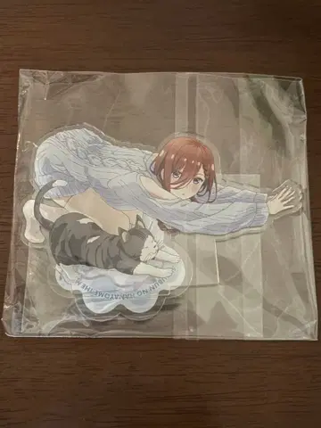 5등분의 신부 미쿠 고양이 아크릴 스탠드