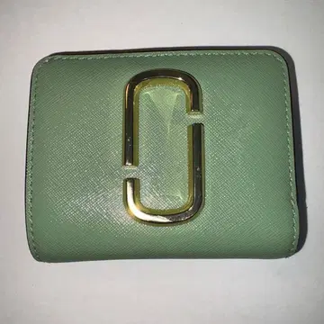 [스트랩 없음] MARC JACOBS 접이식 지갑 라이트 그린