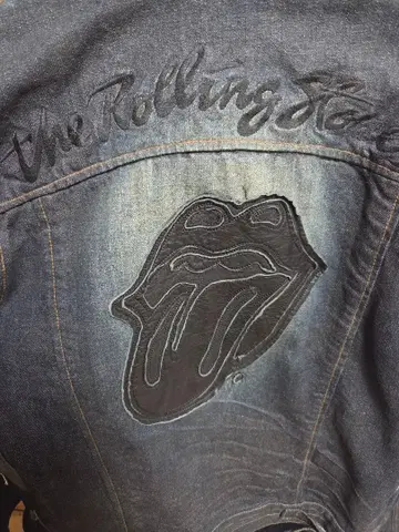 잭 로즈 데님 라이더 자켓 롤링 스톤스