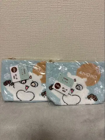 치이카와 에니마이 복권 아노코 파우치 2개 세트