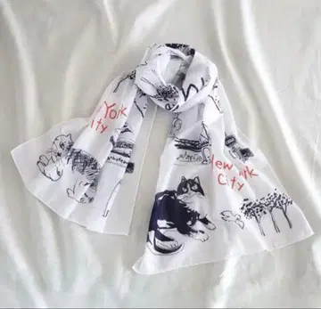 미개봉 새상품 맨해트너즈 코튼 거즈 스톨 일본제