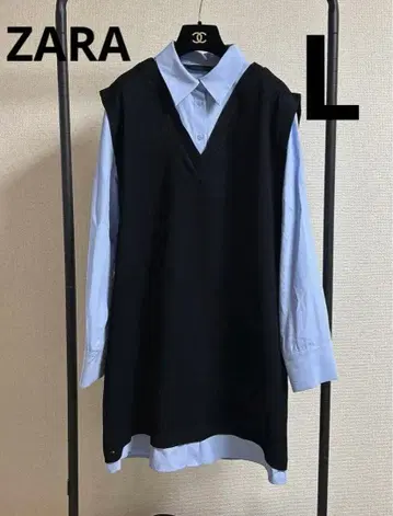 ZARA 포플린 미니 콤비 원피스