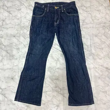 LEE 리 데님 팬츠 L 인디고 일본제 남성용