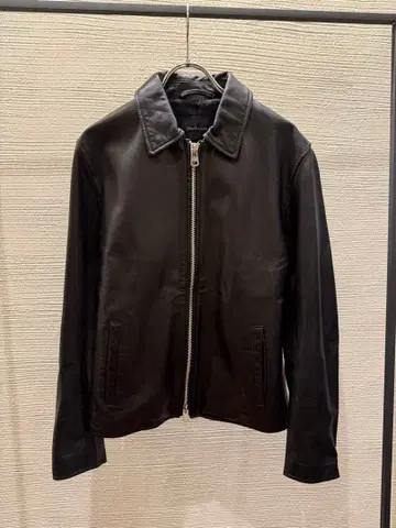 00s 일본 레이블 레더 바이커 재킷