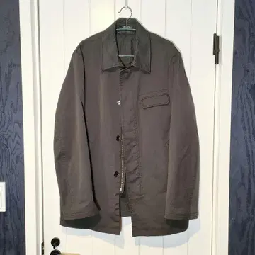 DKNY 새상품급 90년대 XXL 사이즈 상당 비익 코트 블랙