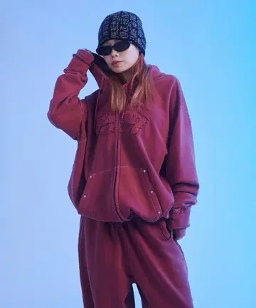 세다클 지퍼 후드티