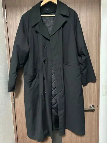 하레 HARE 롱 코트 트렌치코트 블랙