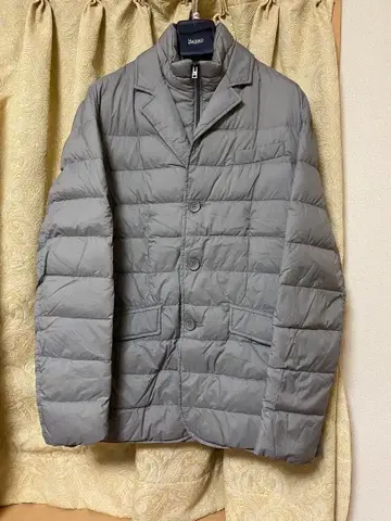 HERNO 헬노 다운 테일러드 자켓 사이즈 46 그레이