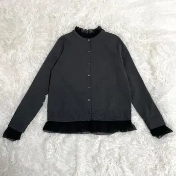 유나이티드 애로우즈 4way 쉬폰 가디건 워셔블 그레이