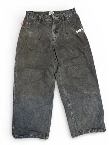 9090 블랙 데님 팬츠