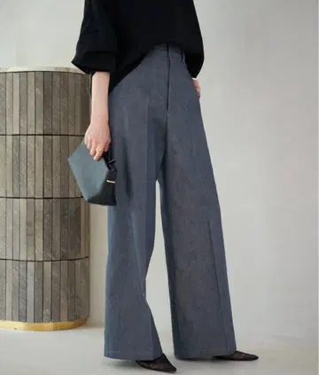 택 포함 미사용 새상품 plage rigid denim like 슬랙스