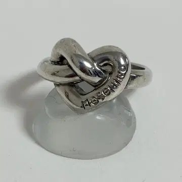 Moschino 모스키노 실버 하트 반지