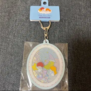 키키라라 50주년 산리오 리틀트윈스타 리퀴드 키링 레트로