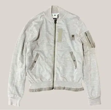 Bark 린넨 혼방 MA-1 봄버 자켓 이탈리아제 M