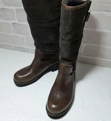 [ 키다리 아저씨 ] 컨디션 최상 롱 부츠 23cm 가죽