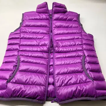 미사용품, 시착만 한 상품 Adam & Eve 퍼플 다운 베스트