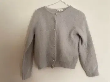 KUMIKYOKU 알파카 혼방 그레이 가디건 사이즈 2