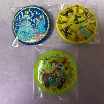 디즈니 자수 캔뱃지 2 신데렐라 피터팬 토이스토리