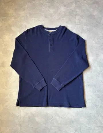 L.L.Bean 네이비 헨리넥