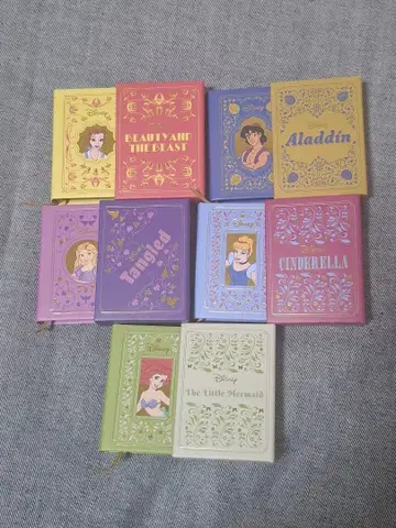 익명 배송 디즈니 미니북 컬렉션 5권 세트 콩알책