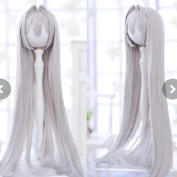 인형 가발 인테크 라푼젤 롱 8-9인치 실버