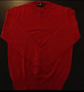 앙투아네트 듀브레 빨간색 크루넥 니트