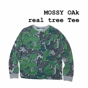 구제 MOSSY OAK 카모 무늬 카모플라쥬 긴팔 티셔츠 USA제