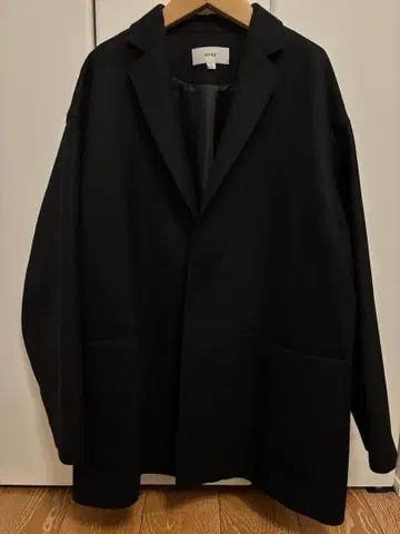 HYKE 하이크 울 자켓 25AW 블랙 사이즈 5 시착만 한 상품 완판템