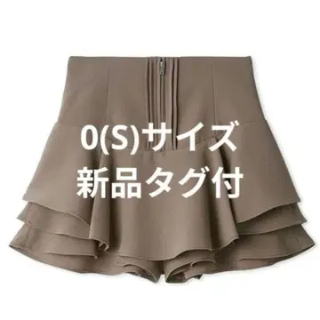 SNIDEL 스나이델 레이어드 프릴 미니 스커트 숏 팬츠 MOC 0