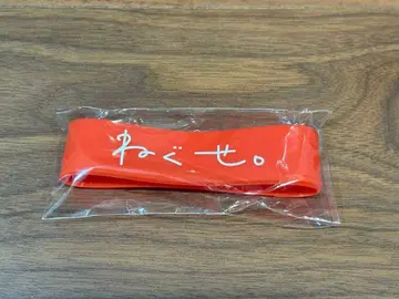 헝클어진 머리. 로고 러버 밴드 레드 러바반 빨간색