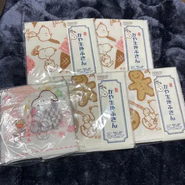 스누피 거즈 원단 행주 손수건