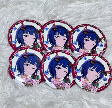 러브 라이브 니지가사키 아쿠아시티 오다이바 팝업 캔뱃지 6개 아사카 카린