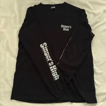싱어즈하이 롱T 블랙 XL 사이즈