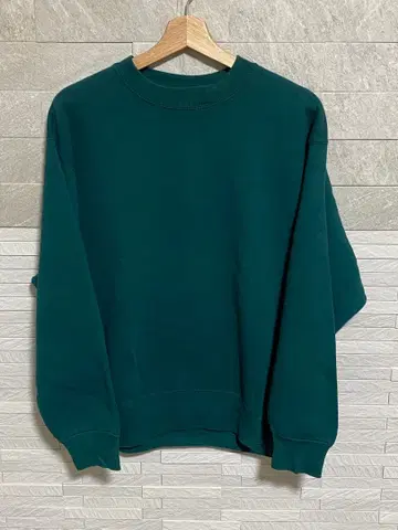 BVD 다크 그린 맨투맨 M