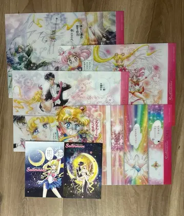 세일러문 카페 런치 매트 엽서 컴플리트