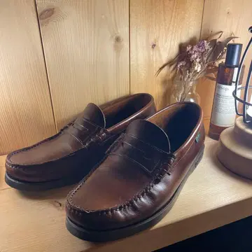 파라부트 데크 슈즈 브라운 6 1/2 ParaBoot 남성용 가죽 신발