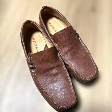 REGAL 브라운 가죽 로퍼