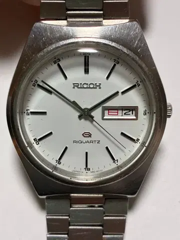 리코 RICOH 빈티지 RIQUARTZ 남성용 손목시계