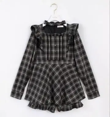 evelyn 체크 셋업 - 체크