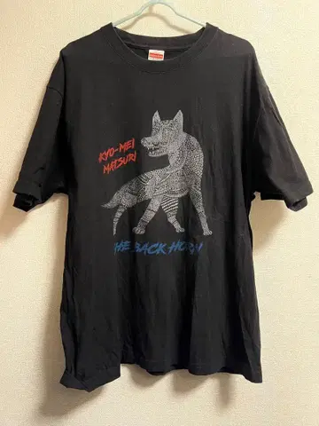 THE BACK HORN 쿄-메이 마츠리 티셔츠 XL 늑대
