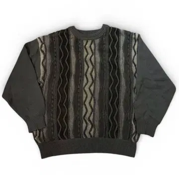 3D 니트 빈티지 올 패턴 90s 니트