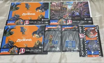 주토피아 해피 복권 닉 주디 캔뱃지 아크릴 키링