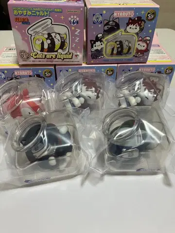 MEGACAT 시리즈 NARUTO 나루토~돌풍전~잘자냐루토! 5체 세트