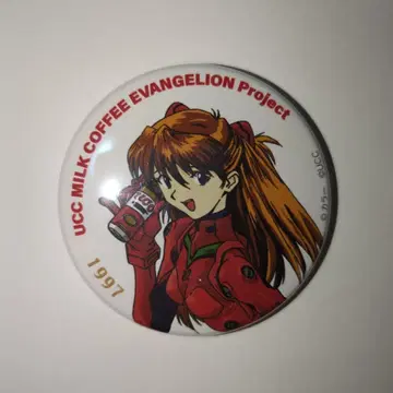 에반게리온 대박람회 UCC 캔뱃지 시키나미 아스카 랑그레이 1997년