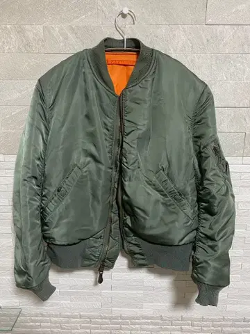 MA-1 60s 플라이트 자켓 L 사이즈 올리브 그린
