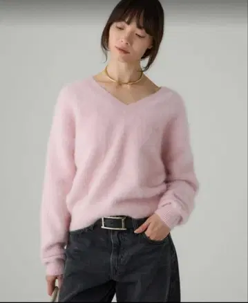 BABYLONE 니트 스웨터 FOX 캐시미어 2WAY 풀오버 여성용